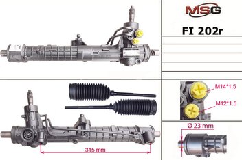 msg-fi202r Рулевая рейка восстановленная MSG FI 202R